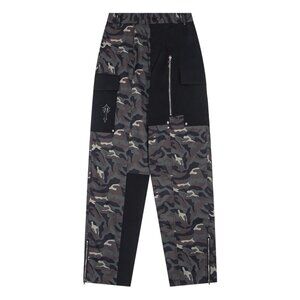 Trapstar Camouflage Panelled Cargo Trousers